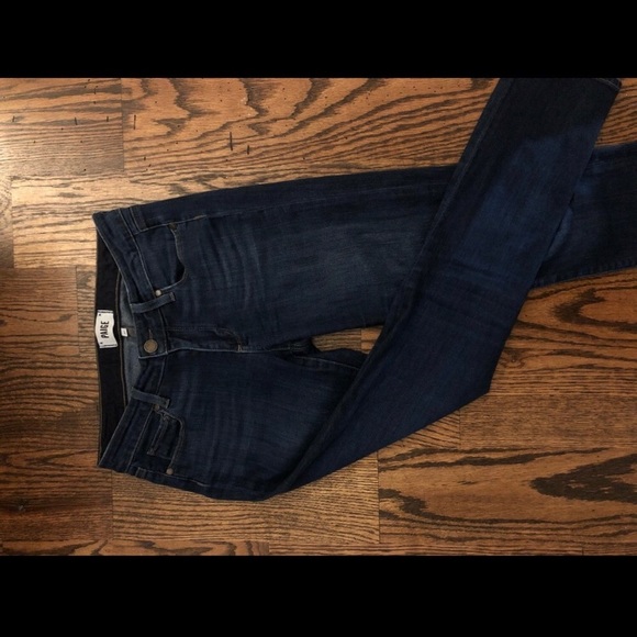 Paige Skyline Ankle Peg denim dark Size 27 - Picture 3 of 4